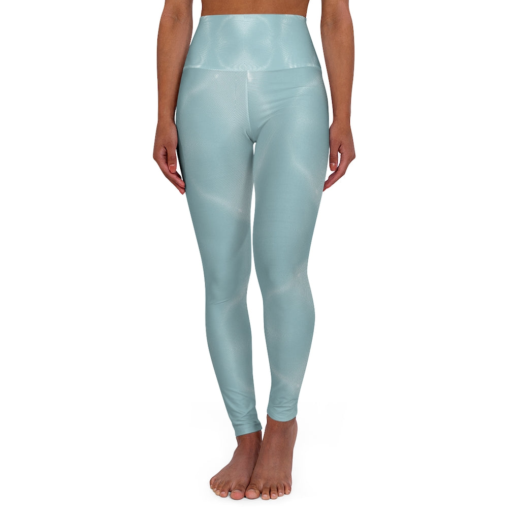 FRESNK High Waisted Yoga Leggings - Blue
