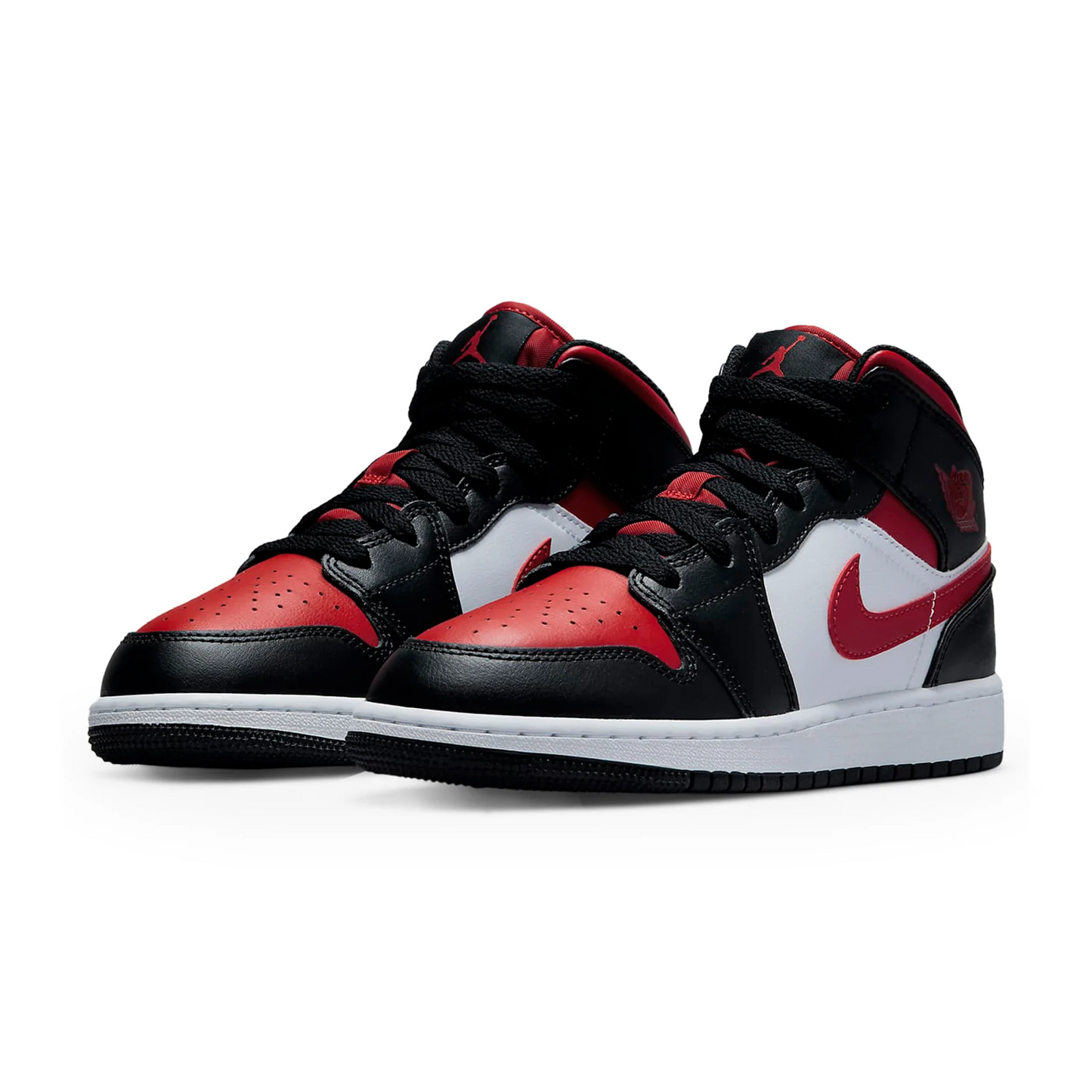 Air Jordan 1 Mid (PS) 'Black Fire Red