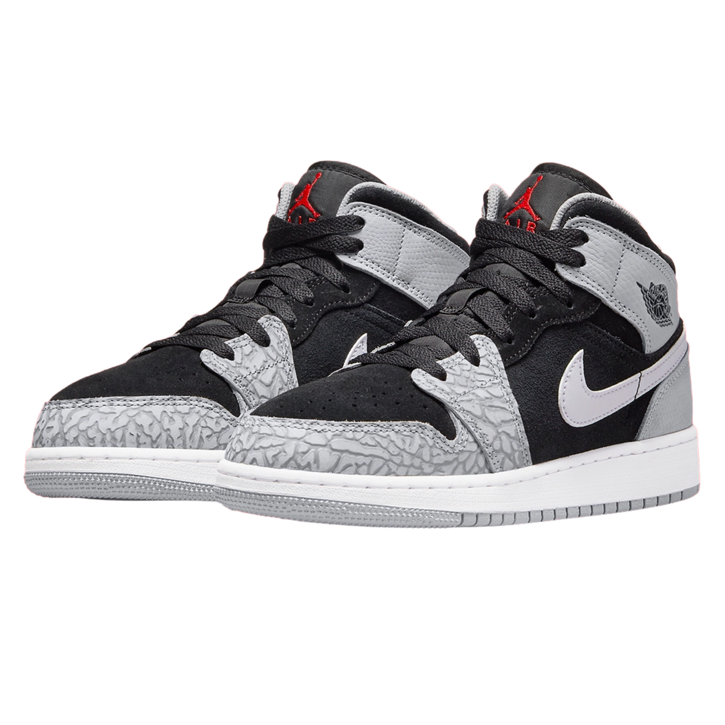 Air Jordan 1 Mid (GS) 'Elephant Print'