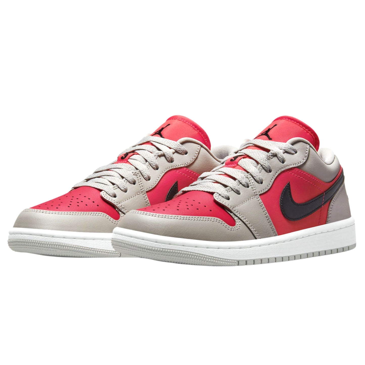 Air Jordan 1 Retro Low 'Light Iron Ore Siren Red' WMNS