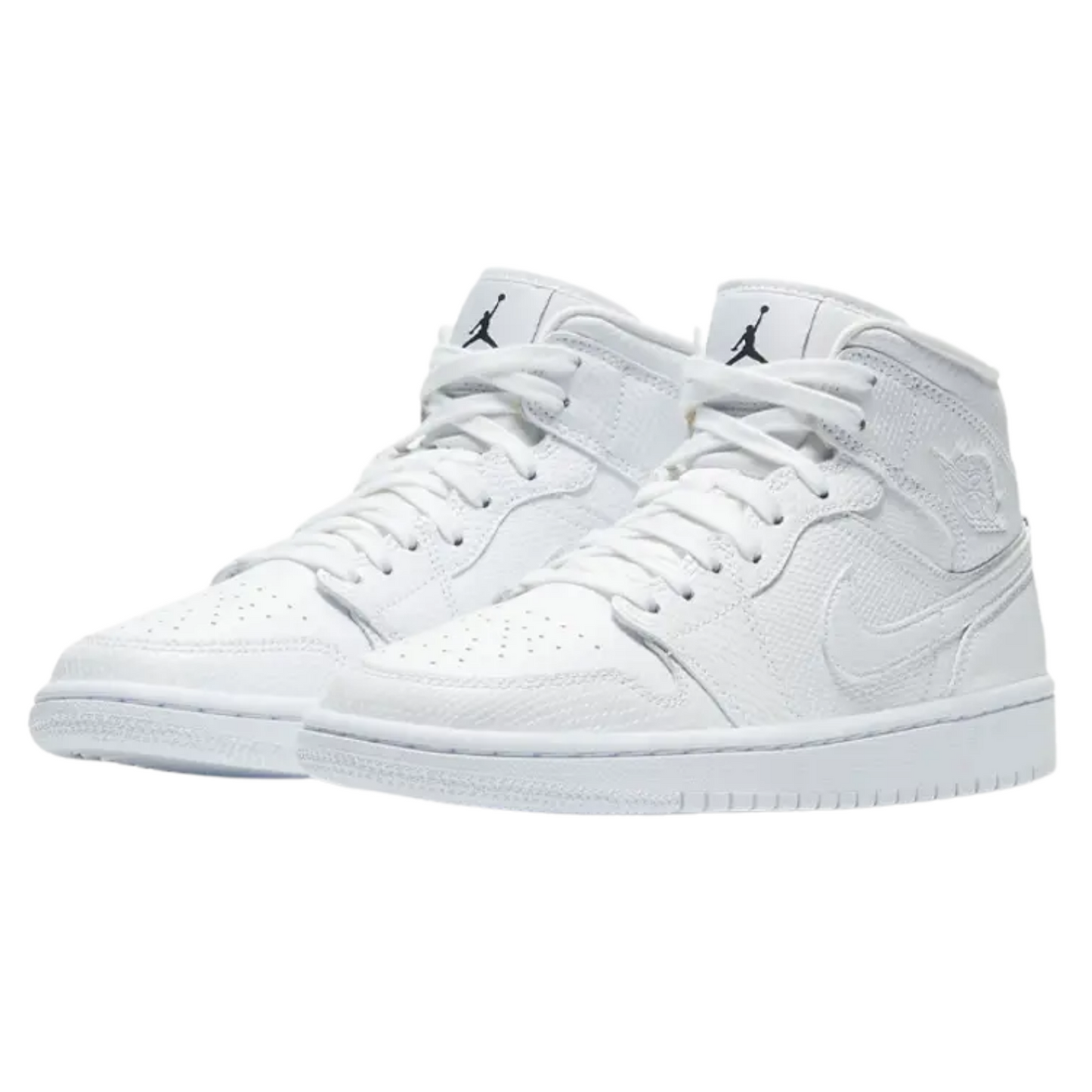 Air Jordan 1 Mid 'White Snakeskin' WMNS