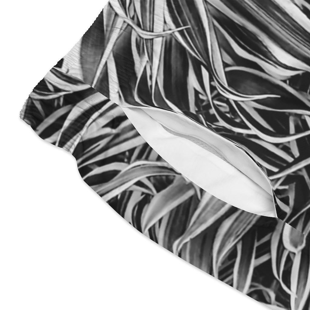 FRESNK Tropical Black & White Swim Shorts