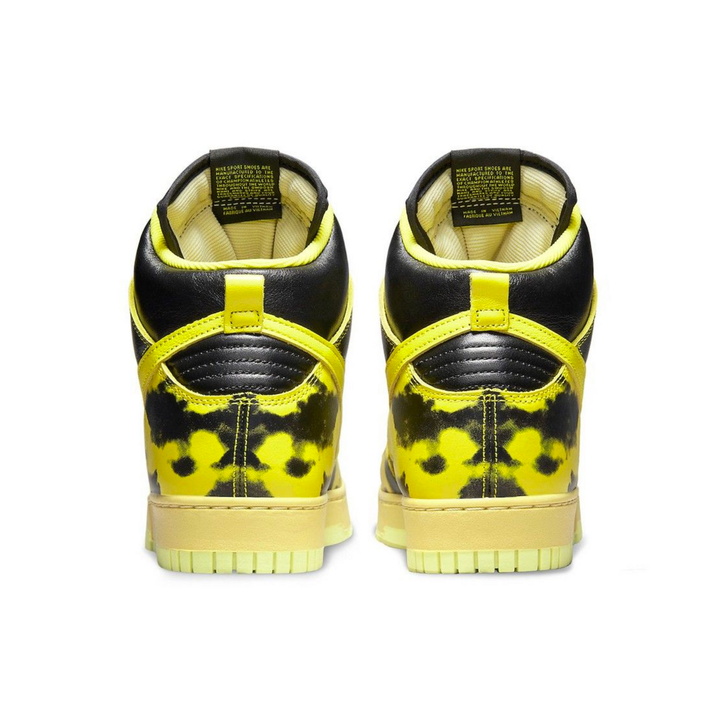 Nike Dunk High 1985 'Yellow Acid Wash'
