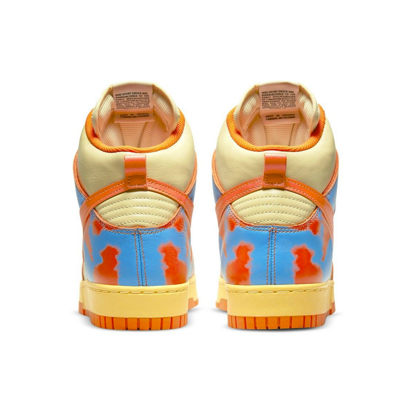 Nike Dunk High 1985 'Orange Acid Wash'