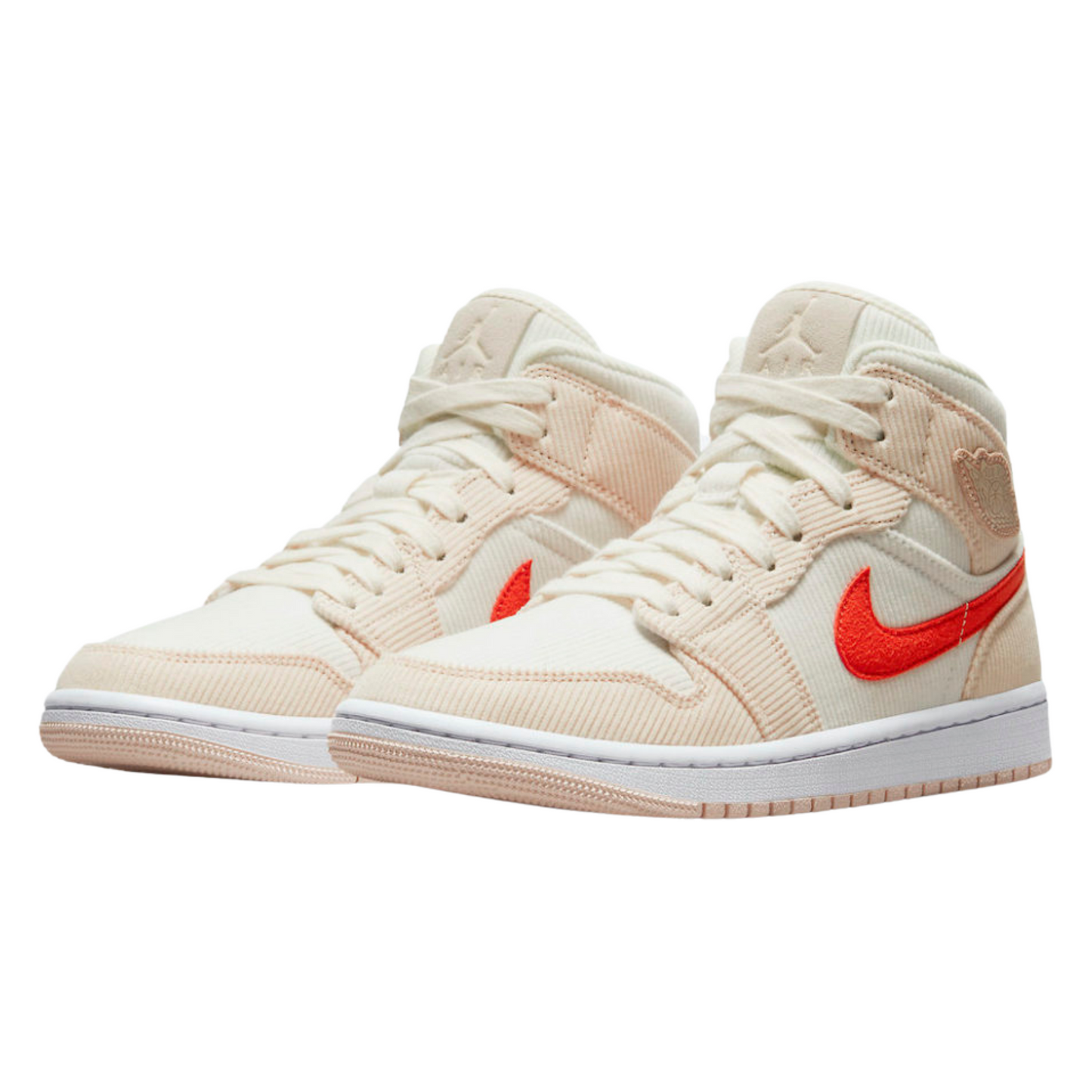 Air Jordan 1 Mid 'Corduroy Sail' WMNS