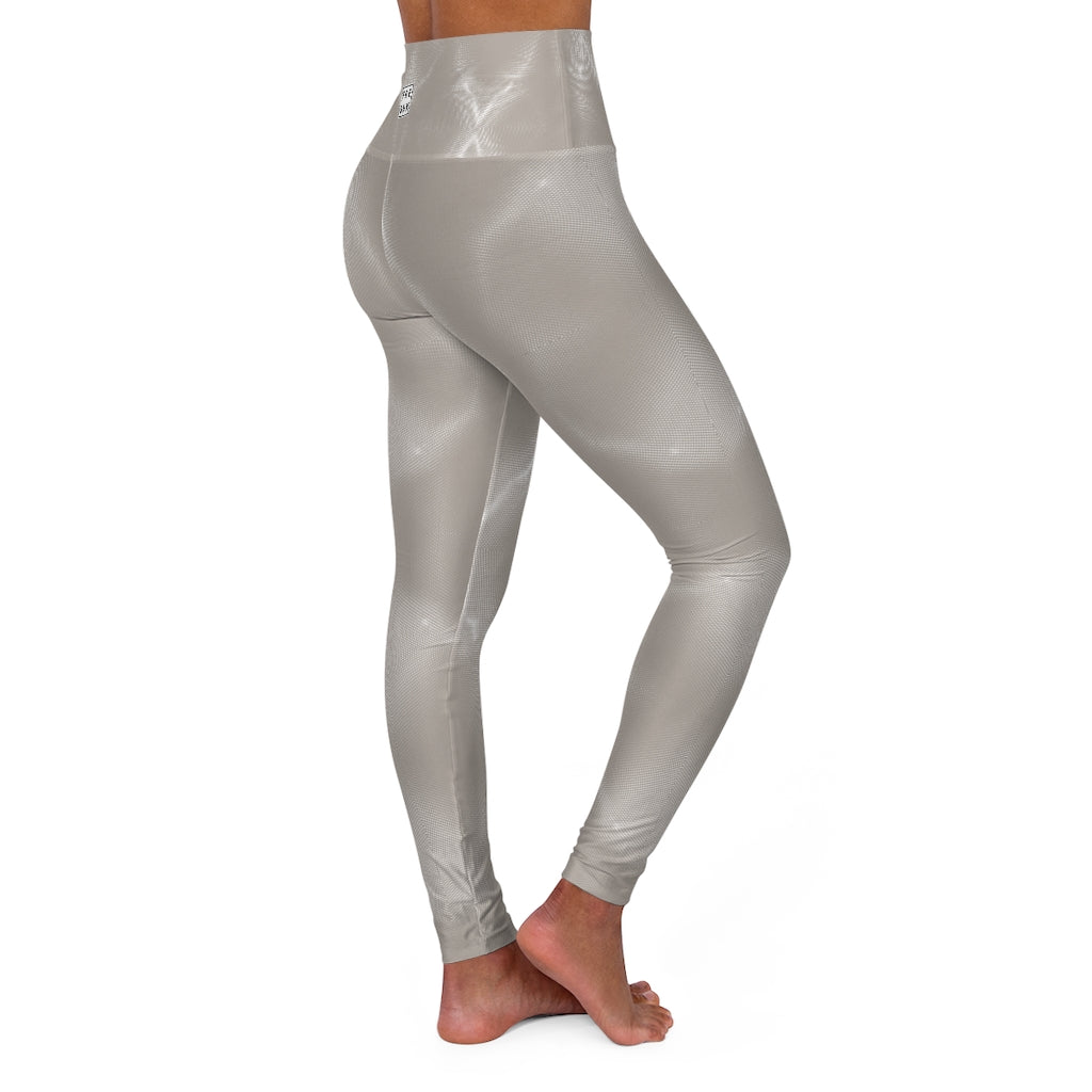 FRESNK High Waisted Yoga Leggings - Beige