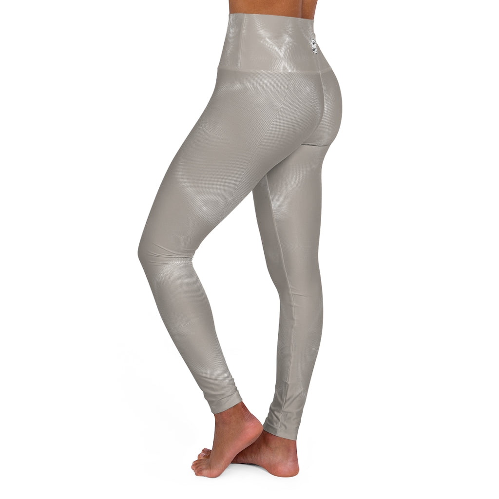 FRESNK High Waisted Yoga Leggings - Beige