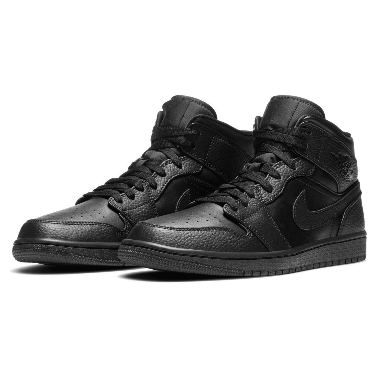 Air Jordan 1 Mid 'Triple Black' - FRESNEAKERS