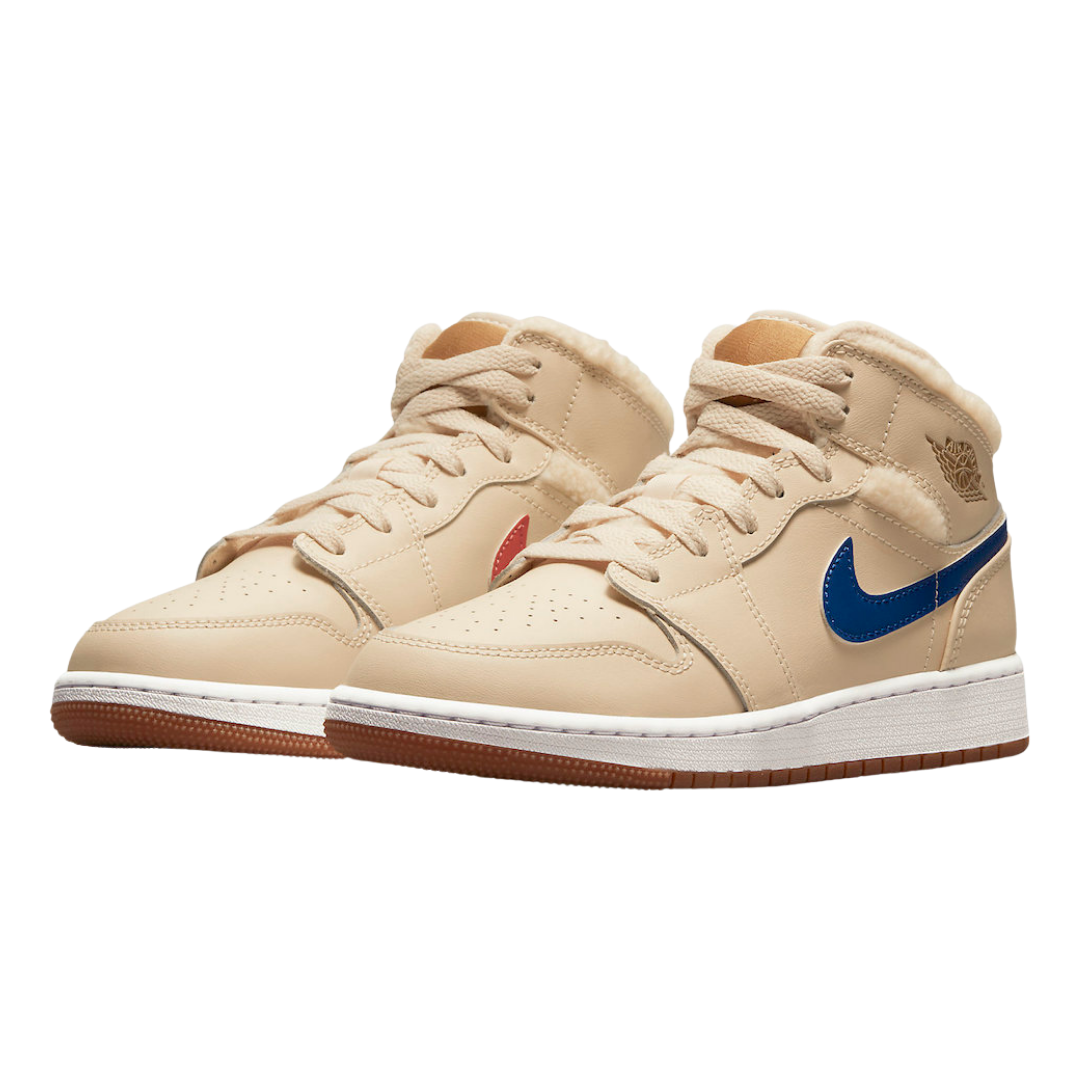 Air Jordan 1 Mid (GS) 'Fleece'