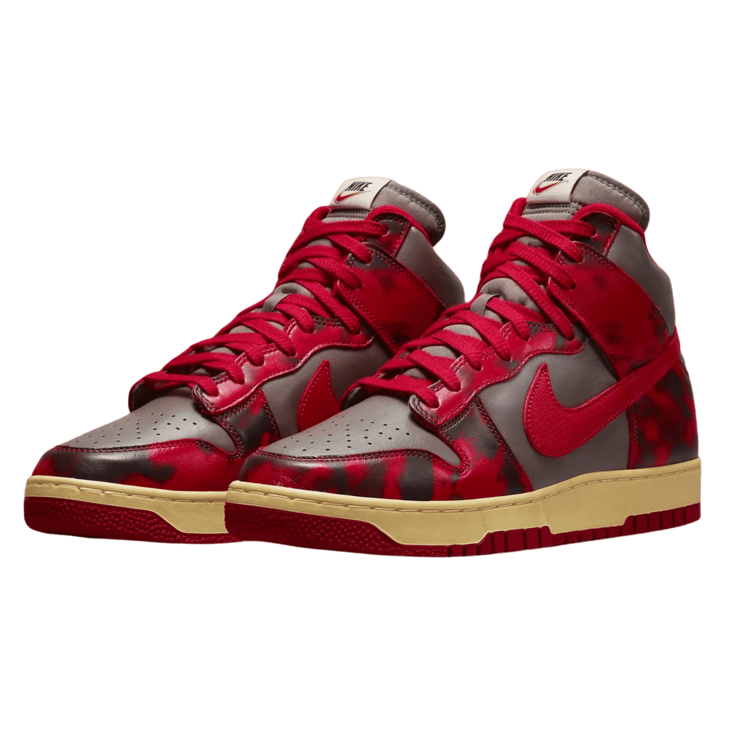 Nike Dunk High 1985 ' Red Acid Wash' - FRESNEAKERS