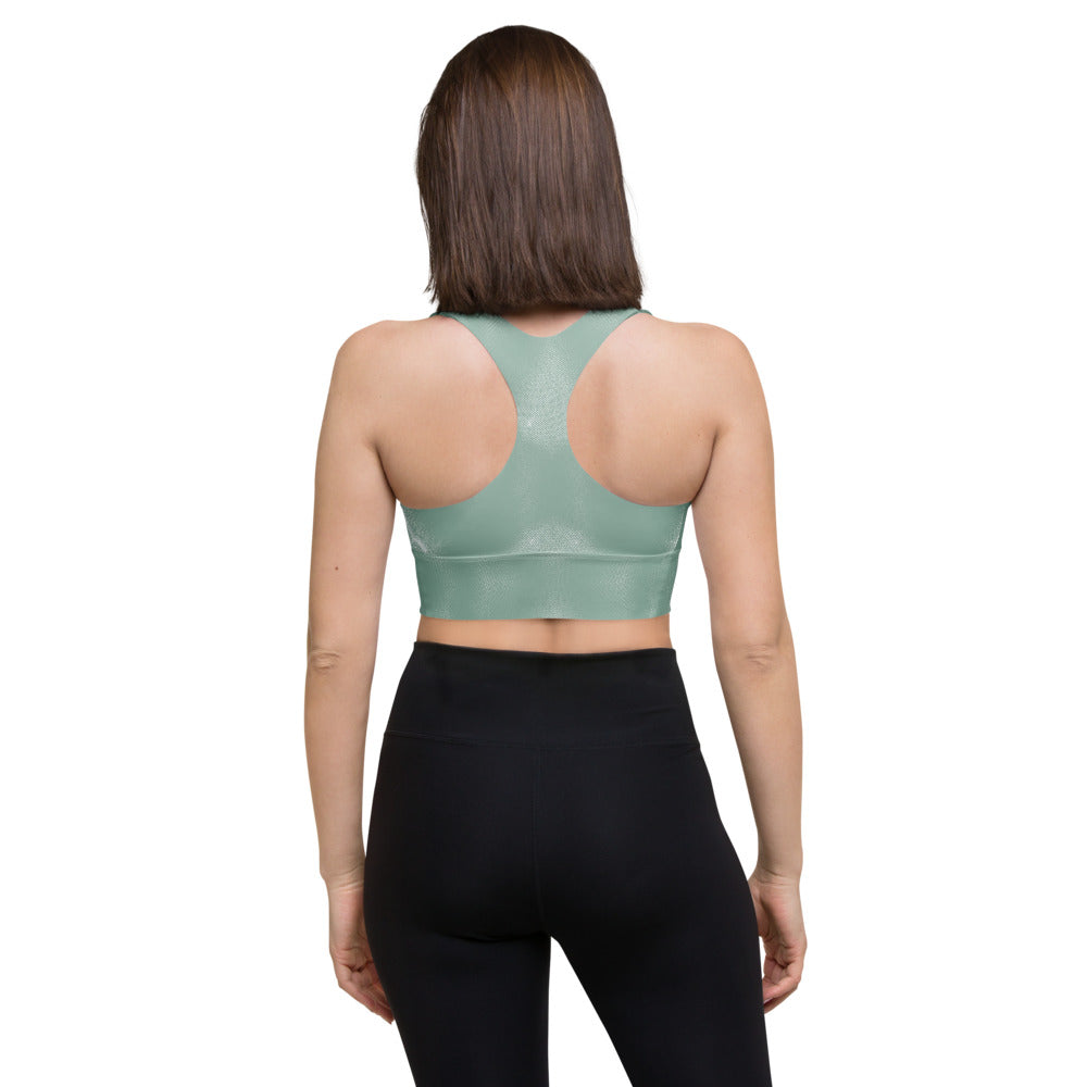 FRESNK Longline Sports Bra - Green