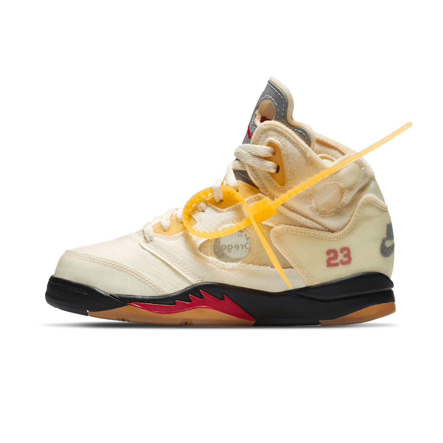 Air Jordan 5 Retro x Off White (PS) 'Sail'