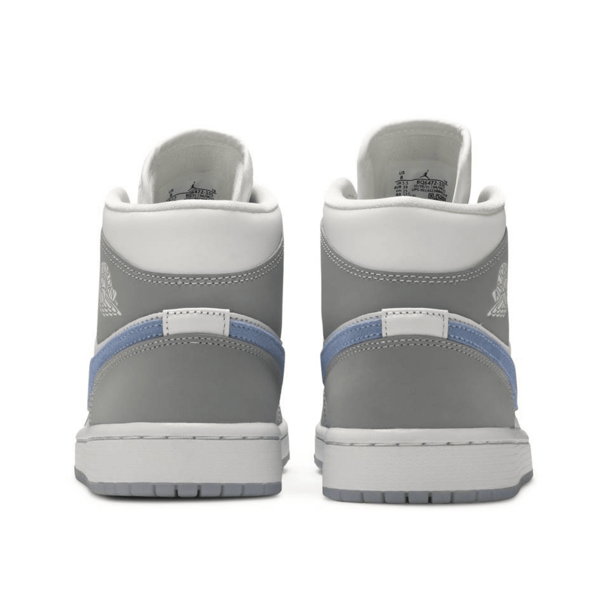 Air Jordan 1 Mid 'Wolf Grey Aluminium' WMNS - FRESNEAKERS