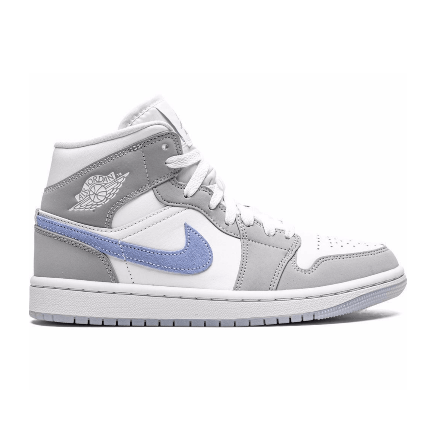 Air Jordan 1 Mid 'Wolf Grey Aluminium' WMNS - FRESNEAKERS