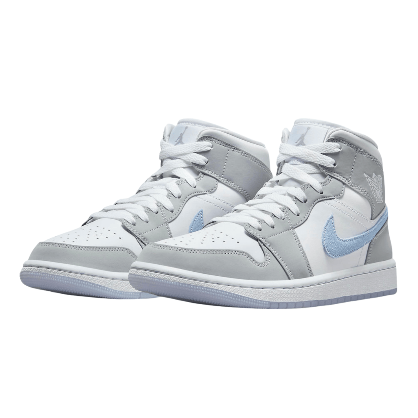 Air Jordan 1 Mid 'Wolf Grey Aluminium' WMNS - FRESNEAKERS