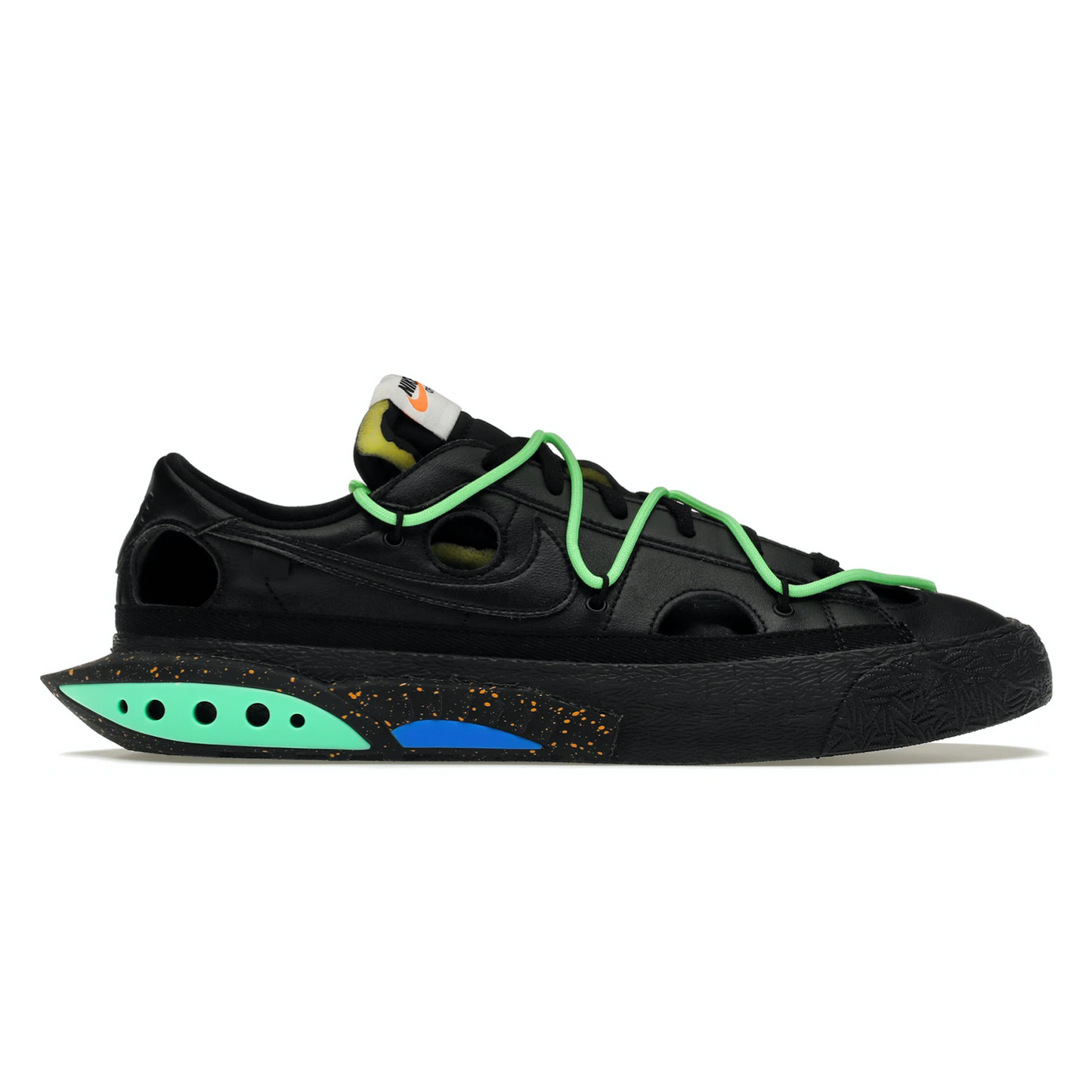 Nike Blazer Low x Off-White 'Black Electro Green'