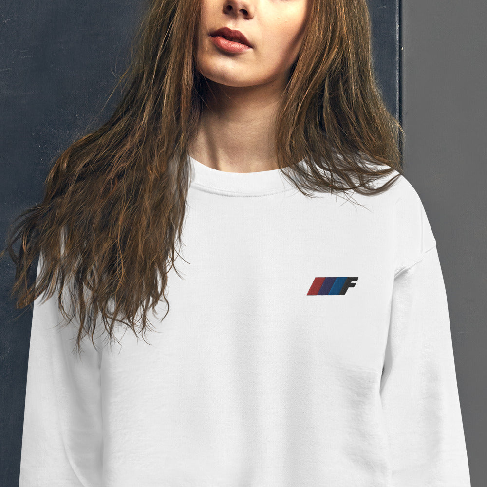 FRESNK F Embroidered Logo Sweatshirt - White